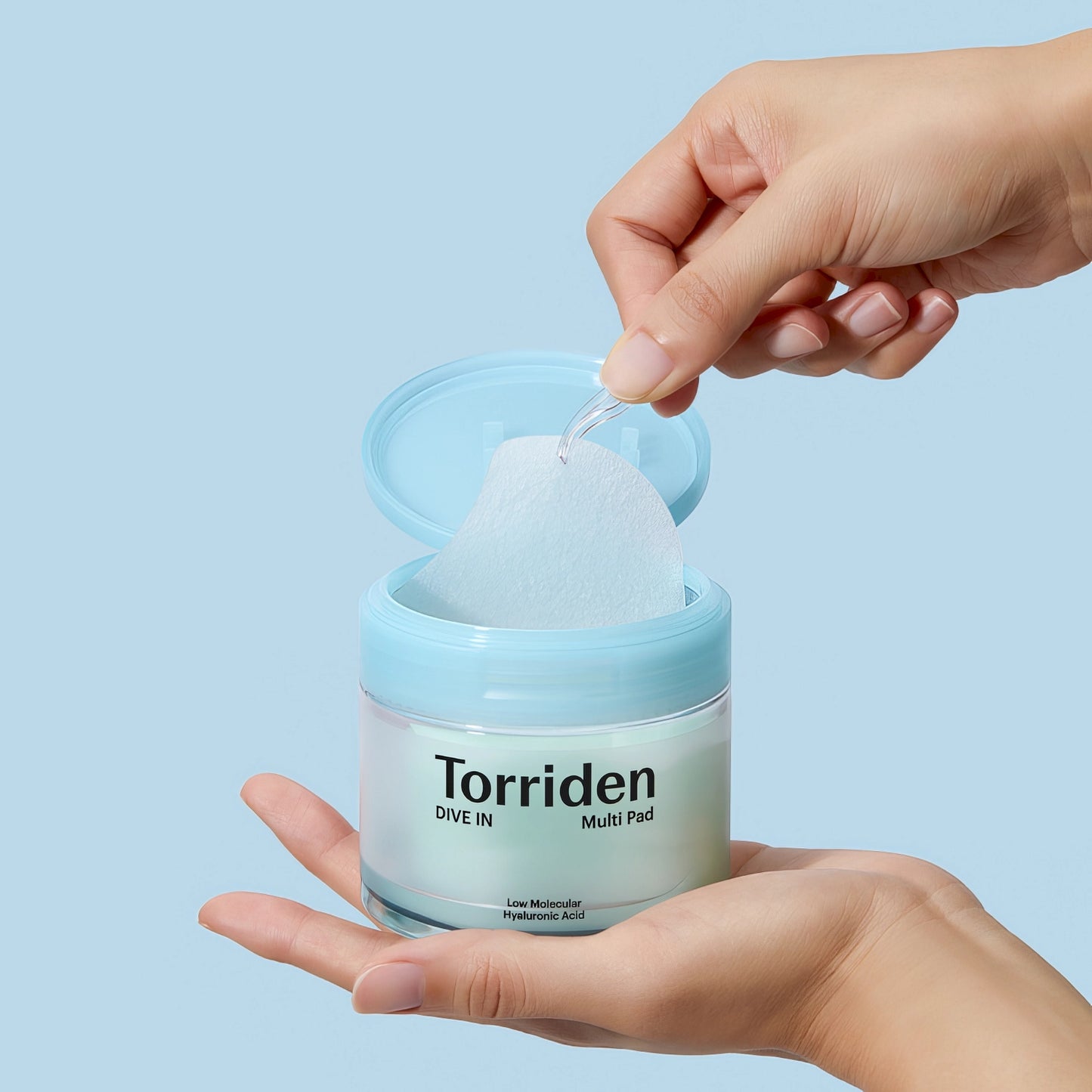 Torriden DIVE-IN Low Molecular Hyaluronic Acid Multi Pad 80 sheets, 160ml-Wonder Skin