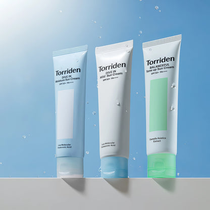 Torriden DIVE-IN Sun Cream SPF50+ PA++++ 60ml-Wonder Skin