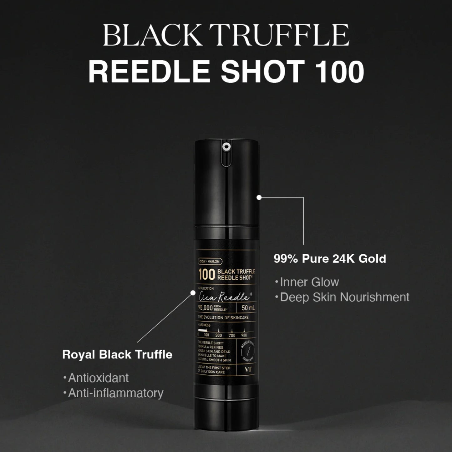 VT Cosmetics Black Truffle Reedle Shot 100 50ml-Wonder Skin