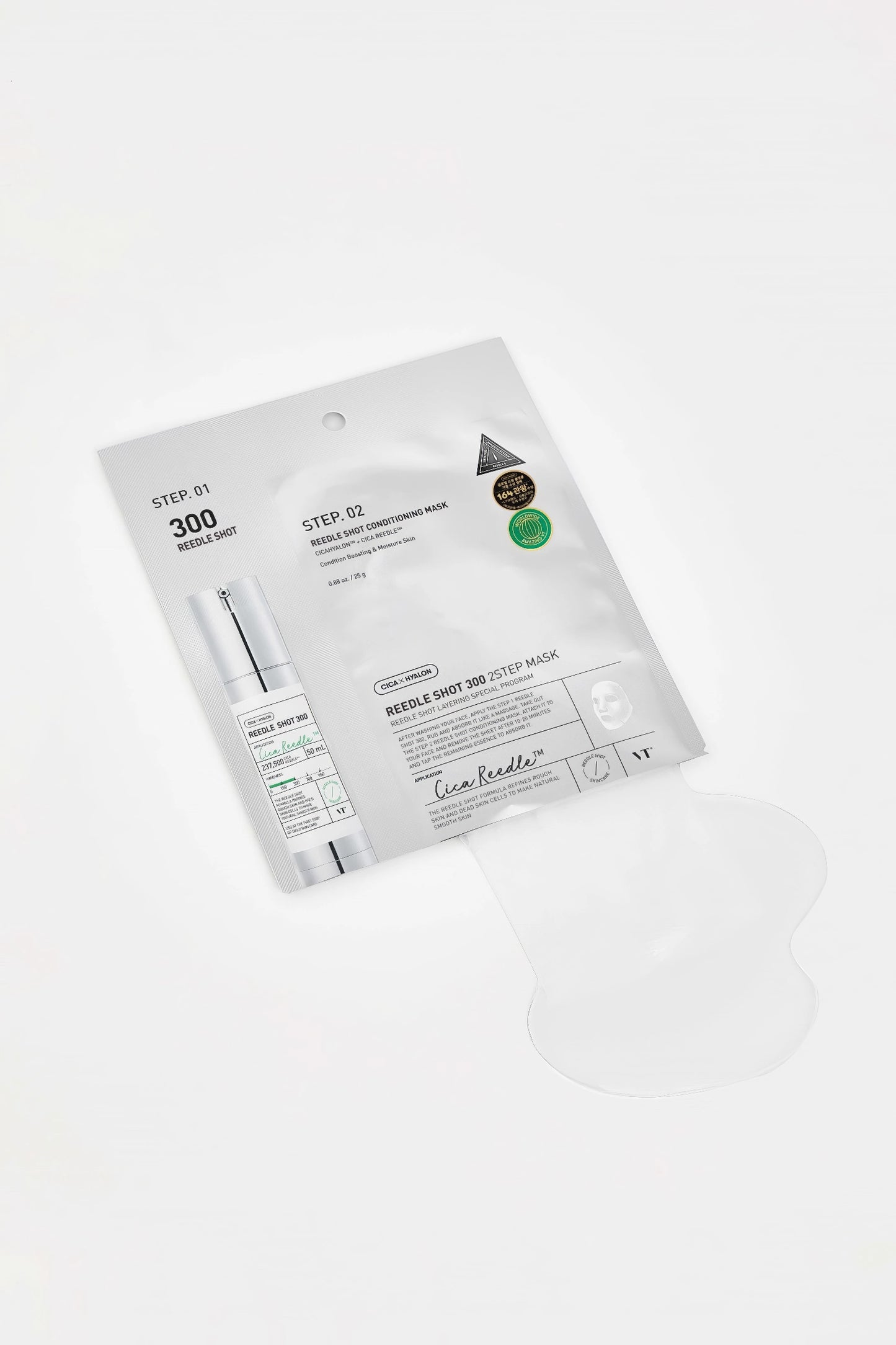 VT Reedle Shot 300 2 Step Mask 1.5g+25g-Wonder Skin